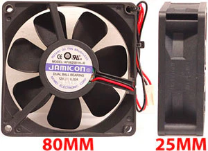 12vDC 0.20A FAN FOR UV COB CANNON