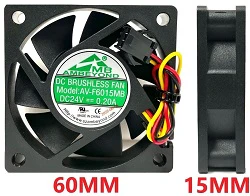 AV-F6015MB DC24V 0.20A ROLLING FAN FOR J