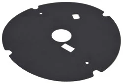 BLACK PC PLATE FOR MEGA GO PAR 64E