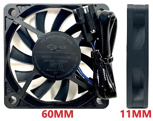DFH6010B DC12V TOP RIGHT HEAT SINK FAN F
