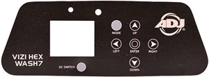 DISPLAY DECAL FOR VIZI HEX WASH 7