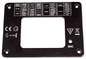 FIGURE DISPLAY PLATE FOR VIZI SCAN LED P