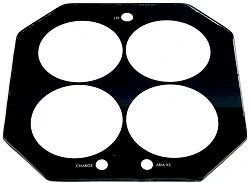 GLASS COVER FOR MIRAGE Q6 PAK BLACK