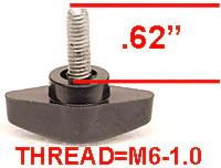 M6-1.0  KNOB FOR MEGA BAR LED, MEGA PANE