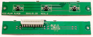 MIDI-PLAY R RIGHT PLAY/PAUSE PCB FOR VM