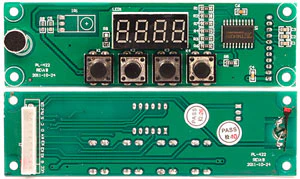 PL-422 REV: B DISPLAY PCB FOR MEGA BAR R