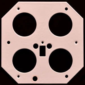 SOI BOTTOM LENS PLATE FOR ELEMENT HEXIP