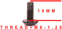 SOI M8 SCREW FOR ENTOUR CYLONE