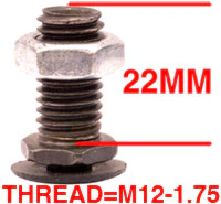 SOI SCREW W/WASHER KPOW 15BT II