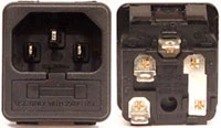 USE /*/* Z-DLS-COM AC SOCKET & FUSE HOLD
